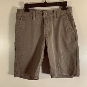 BRIXTON  Toil  Shorts  Men Size 30 Brown Stretch Hiking Outdoors Workwear
